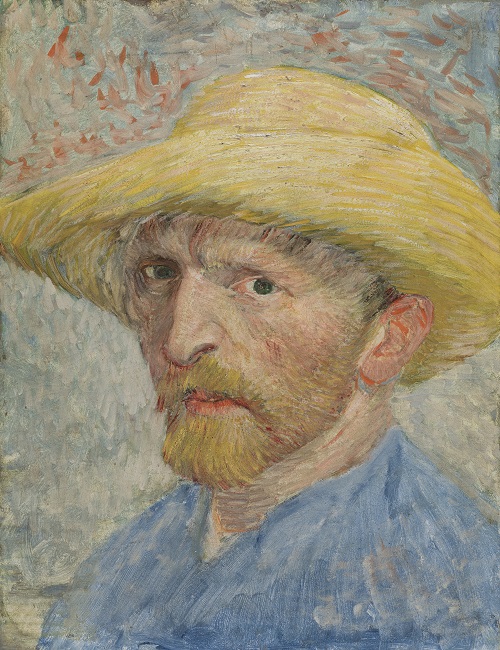 고흐의 '밀짚 모자를 쓴 자화상(Self-Portrait with Straw Hat)'/굿모닝충청 정문영 기자