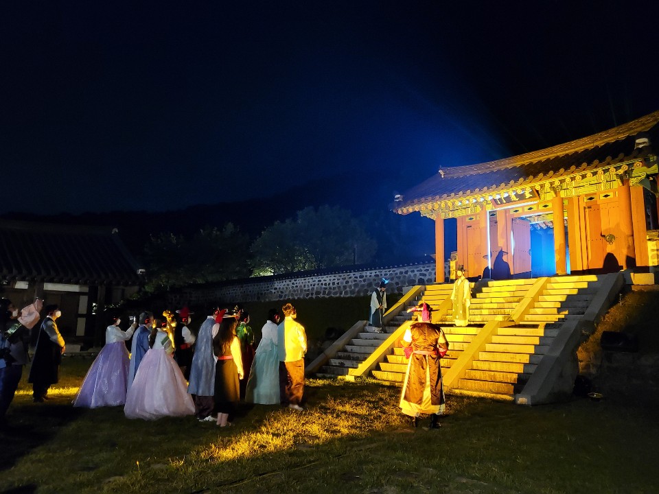사진=대전 우암사적공원에서 진행된 야행 문화재 프로그램(대전시 제공)/굿모닝충청=윤지수 기자