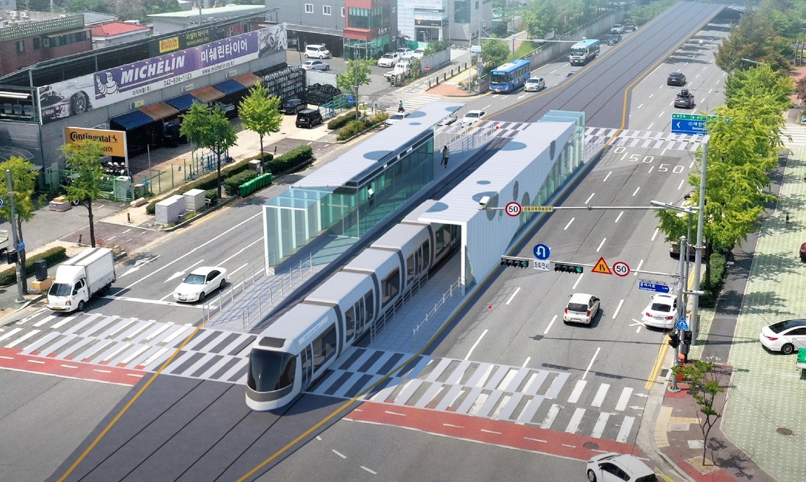 대전 도시철도 2호선 트램 건설이 급전방식 결정에 이어 연축차량기지 공공성 추가확보방안을 마련하면서 가속도가 붙게 됐다. 대전시 제공 / 굿모닝충청 윤지수 기자